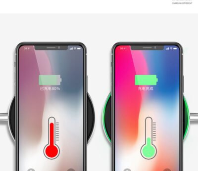 شاحن لاسلكي لأجهزة آيفون، قاعدة شحن لاسلكي سريع لأجهزة سامسونج عالية السرعة