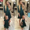 فساتين للأم وابنتها قطنية من عمر سنة إلى 9 سنوات